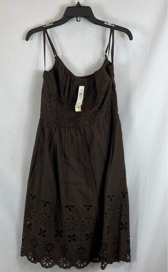 Loft Brown Casual Dress - Size Medium image number 1