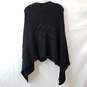 Cocogio Black Poncho Sweater image number 2