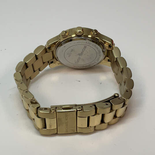 Designer Michael Kors MK-5384 Stainless Steel Round Dial Analog Wristwatch image number 4