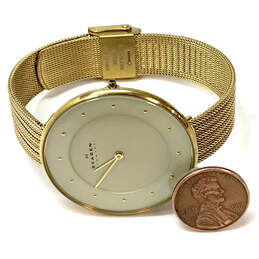 Designer Skagen Gitte SKW2243 Gold-Tone Stainless Steel Analog Wristwatch alternative image