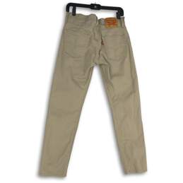Levi Strauss & Co. Womens Tan Khaki 5-Pocket Design Straight Leg Jeans W29 L30 alternative image