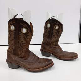 Ariat Leather Western Style Pull-On Boots Size 10.5D