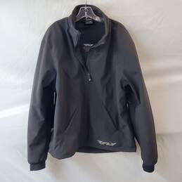 Fly Technical Riding Gear Black Motorcycle Jacket Size XL