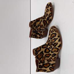 Sam Edelman Leopard Print (Dyed Calf Fur) Booties Women's Size 6M