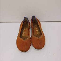 Rothy's Rust-Colored Flats Size 5.5