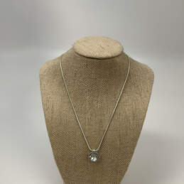 Designer Brighton Silver-Tone Crystal Cut Stone Twinkle Pendant Necklace