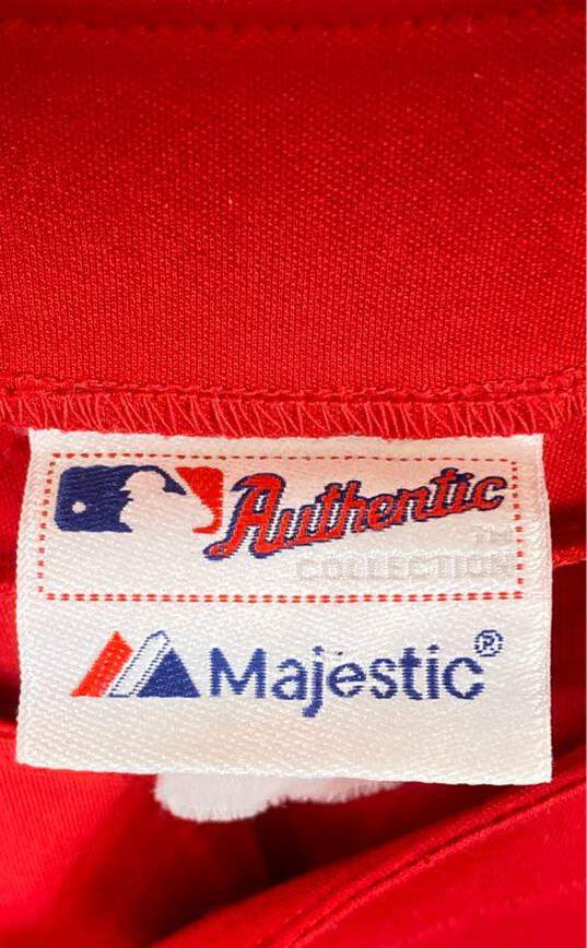 Authentic Majestic Angels Red Jersey - Size Large image number 3