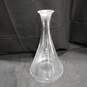 Clear Wide Bottom Art Glass Decanter image number 1
