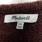 Madewell Maroon Cardigan Sweater image number 3