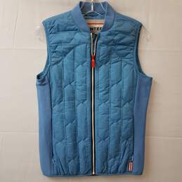 Hunter Light Blue Full Zip Outdoor Puffer Vest Adult Size S