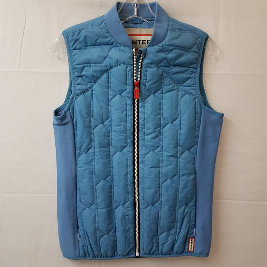 Hunter Light Blue Full Zip Outdoor Puffer Vest Adult Size S image number 1
