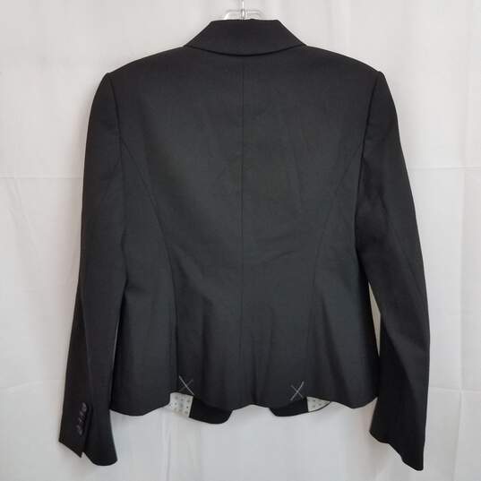Ann Taylor classic black suit blazer women's 4 petite image number 2