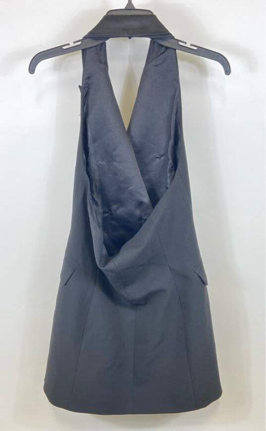 Zara Women Black Double Breasted Vest Dress M image number 2