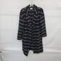 Marine Layer Black & White Cotton Blend Open Front Knit Duster WM Size M image number 1
