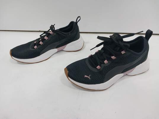 Puma Women's Black/Pink/Brown Sirena Sport Sneakers Size 7.5 image number 4