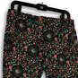 Womens Multicolor Floral Flat Front Pockets Straight Leg Chino Pants Size 6 image number 3