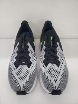 Men Nike Air Zoom Winflo 6 Black Grey Running Shoes Size-11