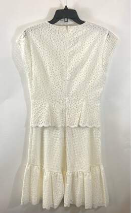 Diane Von Furstenberg White Casual Dress - Size 8 alternative image