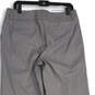 NWT Women's Gray Flat Front Slash Pocket Wide-Leg Dress Pants Size 10 image number 4