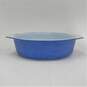 Vintage Pyrex New Holland Blue 2.5 Qt. Oval Casserole Dish No Lid image number 4