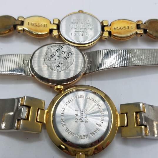 Women's Waltham Plus Brands Gold Tone Stainless Steel Watch Collection image number 6