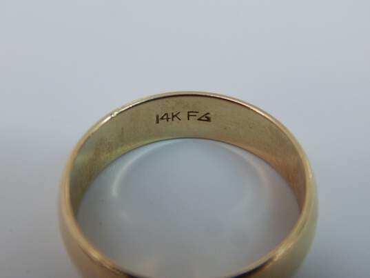 14K Yellow Gold Band Ring 5.3g image number 4