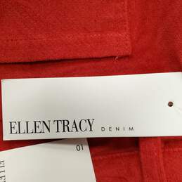 Ellen Tracy Women Red Pants Sz 10 NWT alternative image