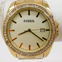 Fossil 1341704 & 2456 Stainless Steel & Acrylic Rhinestone Watches 167.4g alternative image