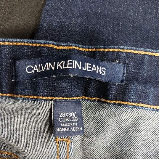 CK Women's Blue Denim Jeans Size 28x30 image number 3
