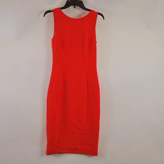 H&M Women Red Dress Sz 6 NWT image number 1