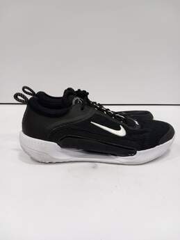 Nike Men's DH0219-010 Court Zoom NXT Black White Tennis Shoes Size 11