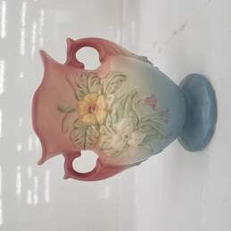Vintage Hull Art Pottery Wildflower Matte Two Handle Flower Vase