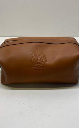 Ghurka Leather Shave Toiletry Kit Bag Chestnut alternative image
