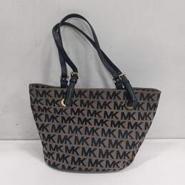 Michael Kors MK Monogram Pattern Shoulder Handbag