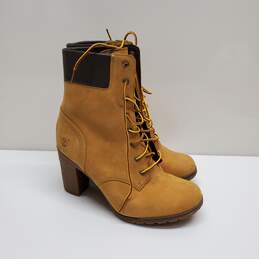 Timberland Womens Tillston Wheat Nubuck Fashion Boots Size 9 alternative image