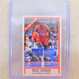 1991-92 Magic Johnson Panini Stickers LA Lakers