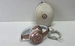 Beats by Dre Solo Rose Gold Wireless Audio Headphones with Case