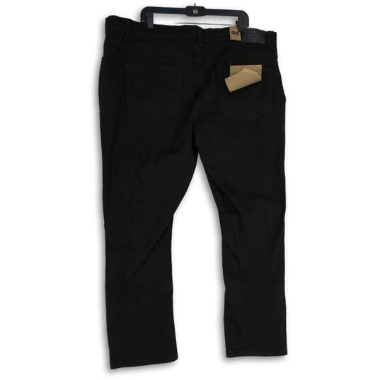 Buy the NWT Across The Pond Womens Black Denim Stretch Cropped Jeans ...