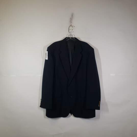 Mens Long Sleeve Notch Lapel Single Breasted Blazer Size 46 L image number 2