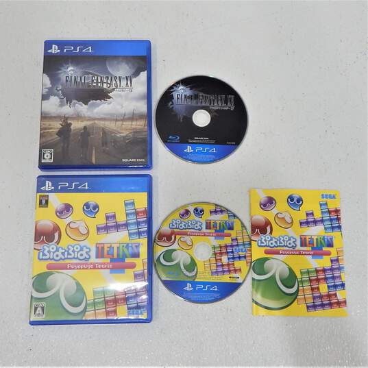 2 PlayStation 4 PS4 Games Payo Payo Tetris and Final Fantasy XV image number 1