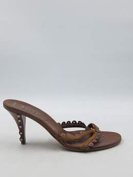 Authentic DIOR Brown Grommet Sandal W 9