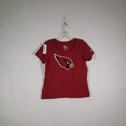 Womens Arizona Cardinals Football-NFL Round Neck Pullover T-Shirt Size Medium