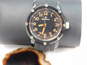 Men's Bernoulli 9823 Black Orange Analog Watch image number 2