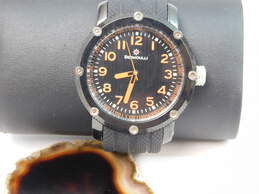 Men's Bernoulli 9823 Black Orange Analog Watch alternative image