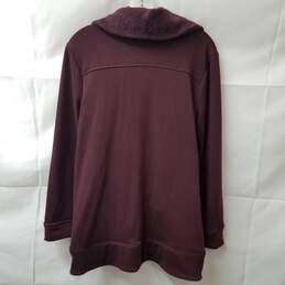 L.L. Bean Women's Purple Open Front Cardigan Jacket Size M alternative image