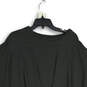 Womens Black Pleated Round Neck Cap Sleeve T-Shirt Dress Size XS image number 3