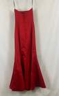 ABS By Allen Schwartz Women's Red Strapless Gown- Sz 4 NWT image number 2
