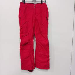 Columbia Women's Omni-Tech Red Snow Pants Size M
