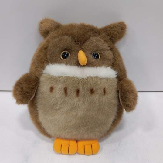 Nature Land Horned Owl Plush Toy w/ Tag image number 1