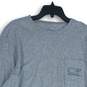 Vineyard Vines Mens Gray Space Dye Crew Neck Long Sleeve Pullover T-Shirt Size L image number 3
